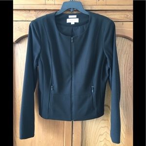Calvin Klein collarless blazer.  Size 12.